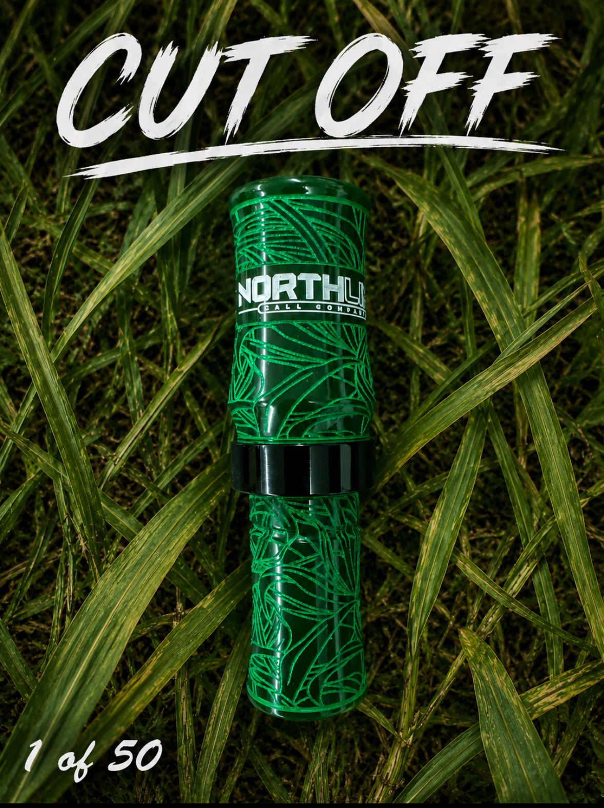 CUTOFF Limited Edition Green Camo 1-50 Goose Call