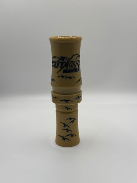 CUT OFF GOOSE CALL Khaki / Black letters