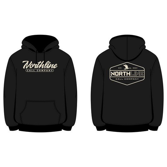 NORTHLINE BLACK "BADGE" HOODIE